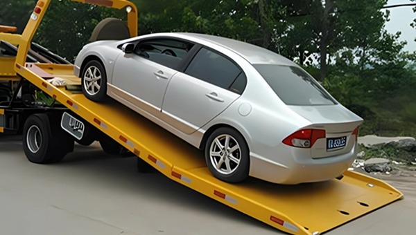 救援车托运小汽车